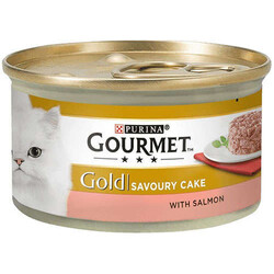 Gourmet Gold - Gourmet Gold Savoury Cake Somonlu Kedi Konservesi 85 gr