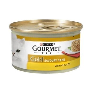 Gourmet Gold Savoury Cake Tavuklu Kedi Konservesi 85 gr