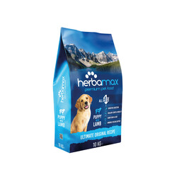 Herbamax - Herbamax Kuzu Etli ve Pirinçli Yavru Köpek Maması 10 kg