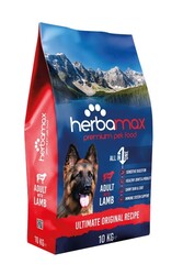 Herbamax - Herbamax Kuzu Etli ve Pirinçli Yetişkin Köpek Maması 10 kg