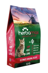 Herbamax - Herbamax Kuzu Etli Yetişkin Kedi Maması 10 kg