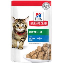 Hills Science Plan - Hills Kitten Okyanus Balıklı Pouch Yavru Kedi Konservesi 85 Gr