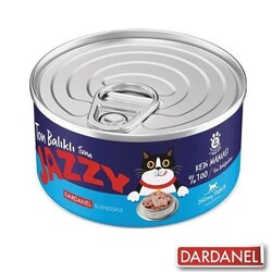 JAZZY - Jazzy Dardanel Ton Balıklı Kedi Konservesi 95 gr