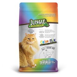 Jungle - Jungle Colormix Tavuklu Yetişkin Kedi Maması 15 kg