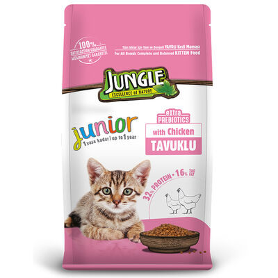 Jungle Tavuklu Yavru Kedi Maması 15 kg