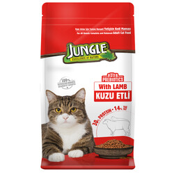 Jungle - Jungle Kuzu Etli Yetişkin Kedi Maması 15 kg