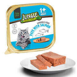 Jungle Ezme Pate Somonlu Yetişkin Kedi Konservesi 100 Gr