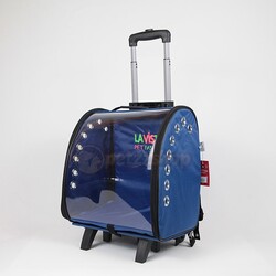Lavista - Lavista Kale Valiz Pet Taşıma Çantası Mavi 38x26x42h Cm