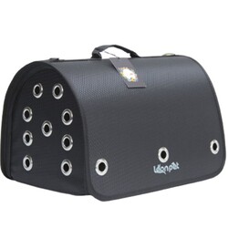 Leonpet - Leon Pet Kapalı Fly Bag Taşıma Çantası Siyahı 26x42x26h Cm