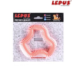 Lepus - Lepus Ağız ve Diş Sağlığı İçin Altıgen Halka Köpek Oyuncağı Turuncu 13x7h cm