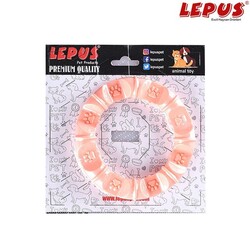 Lepus - Lepus Ağız ve Diş Sağlığı İçin Patili Halka Köpek Oyuncağı Turuncu 13x7h cm