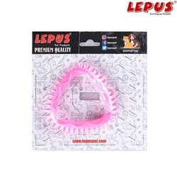 Lepus - Lepus Ağız ve Diş Sağlığı İçin Üçgen Köpek Oyuncağı Pembe 10x10h cm