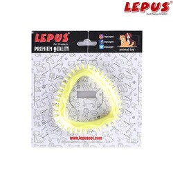 Lepus - Lepus Ağız ve Diş Sağlığı İçin Üçgen Köpek Oyuncağı Sarı 10x10h cm