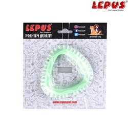 Lepus - Lepus Ağız ve Diş Sağlığı İçin Üçgen Köpek Oyuncağı Yeşil 10x10h cm