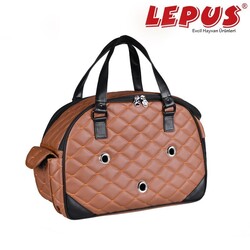 Lepus - Lepus Kedi ve Köpek İçin Luxury Bag Taba m 21x47x33h cm