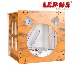 Lepus - Lepus Küp Kedi Yuvası Hardal 40x40x45h cm