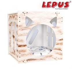 Lepus - Lepus Küp Kedi Yuvası Krem 40x40x45h cm