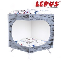 Lepus - Lepus Küp Max Kedi Yuvası Gri 40x45x50h cm
