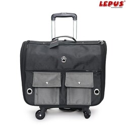 Lepus - Lepus Travel Bag Kedi ve Köpek İçin Taşıma Çantası Siyah