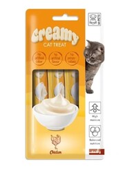 M-Pets - M-Pets Tavuklu Sıvı Kedi Ödül Maması 4x15 gr