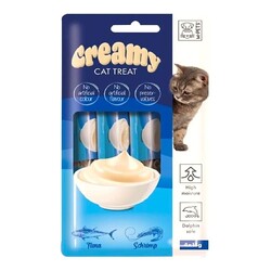 M-Pets - M-Pets Ton Balıklı ve Karidesli Sıvı Kedi Ödülü 4x15 gr