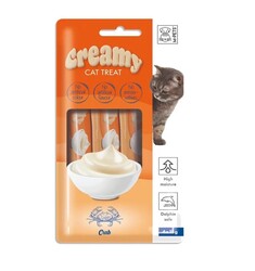 M-Pets - M-Pets Yengeçli Sıvı Kedi Ödül Maması 4x15 gr