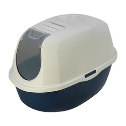 Moderna - Moderna Smart Kapalı Kedi Tuvaleti Lacivert 40x54x41h cm