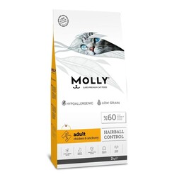 Molly - Molly Düşük Tahıllı Hipoalerjenik Tavuklu Yetişkin Kedi Maması 2 Kg