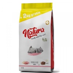 Natura Düşük Tahıllı - Natura Kitten Düşük Tahıllı Tavuklu Yavru Kedi Maması 10 kg