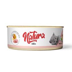 Natura - Natura Kitten Tahılsız Tavuk Fileto ve Mangolu Yavru Kedi Konservesi 70 Gr