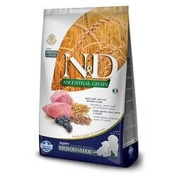 N&D Düşük Tahıllı - N&D Düşük Tahıllı Kuzu Etli ve Yaban Mersinli Orta ve Büyük Irk Yavru Köpek Maması 2.5 kg