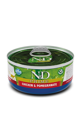 N&D Prime - N&D Prime Tahılsız Tavuk ve Narlı Yetişkin Kedi Konservesi 70 gr
