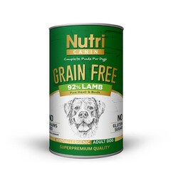 Nutri Canin - Nutri Canin Tahılsız Adult Kuzu Etli Köpek Konservesi 400 Gr