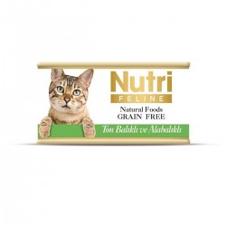 Nutri Feline - Nutri Feline Ton Balıklı Ve Alabalıklı Tahılsız Yetişkin Kedi Konservesi 85 gr