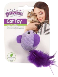 Pawise - Pawise Catnipli Top Peluş Kedi Oyuncağı 4 cm Turuncu