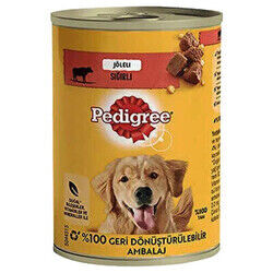 Pedigree - Pedigree Biftekli Yetişkin Köpek Konservesi 400 gr