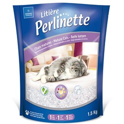 Perlinette - Perlinette Cat Detect Hastalık Kontrolu Kristal Kedi Kumu 1.5 Kg 3.7 Lt