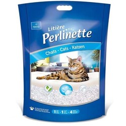 Perlinette - Perlinette Cat Irregular Kalın Taneli Silica Kedi Kumu 1.8 Kg 4.4 Lt