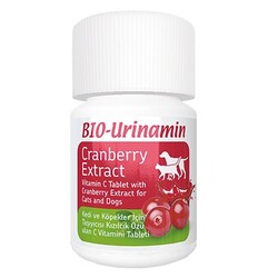 Pet Actıve - Pet Active Bio Urinamin Kedi Ve Köpekler İçin Kızılcık Özlü C Vitamini 40 Adet