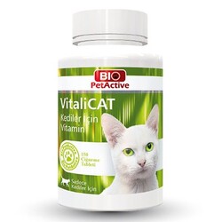 Pet Actıve - Pet Active Vitalicat Kediler İçin Multivitamin Tableti 150 Adet 75 Gr