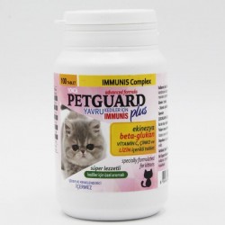 Petguard - Petguard Yavru Kediler İçin Ekinezya Ve Beta Glukan Katklılı İmminus Tablet 100 Adet