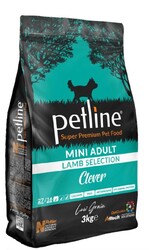 Petline - Petline Süper Premium Clever Mini Adult Kuzu Etli Küçük Irk Yetişkin Köpek Maması 3 Kg