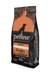 Petline - Petline Süper Premium Sensitive Adult Somonlu Yetişkin Köpek Maması 15 kg