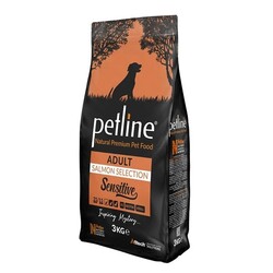 Petline - Petline Süper Premium Sensitive Adult Somonlu Yetişkin Köpek Maması 3 kg