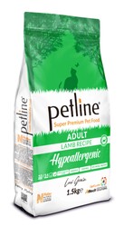 Petline - Petline Süper Premium Hypoallergenic Kuzu Etli Yetişkin Kedi Maması 1.5 kg