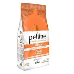 Petline - Petline Süper Premium Lovely Somonlu Yavru Kedi Maması 10 kg