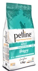 Petline - Petline Süper Premium Tavuklu Böbrek Sağlığı Destekleyici Urinary Yetişkin Kedi Maması 1.5 kg