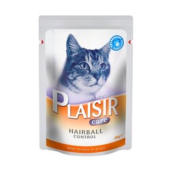 Plaisir - Plaisir Care Hairball Tavuklu Pouch Kedi Konservesi 85 Gr
