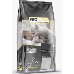 Proclean - Proclean Aktif Karbonlu İnce Taneli Topaklanan Kedi Kumu 10 lt