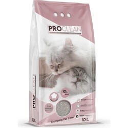 Proclean - Proclean Bebek Pudralı Kalın Taneli Topaklanan Kedi Kumu 10 lt